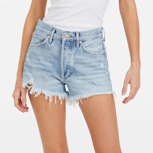 AGOLDE Parker Vintage Cut Off Denim Short - 25
